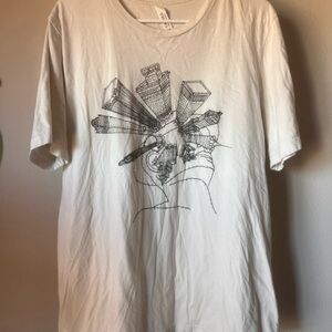 MC Escher Style Tulsa Cityscape Tee